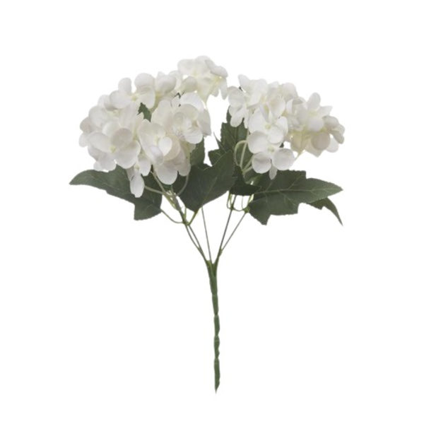 Ramo de flores Hortensias artificiales blancas
