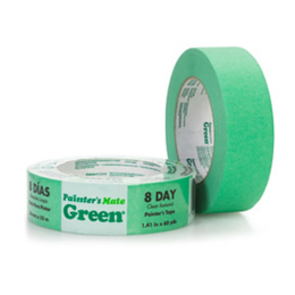 Cinta adhesiva de 1" para pintar color verde