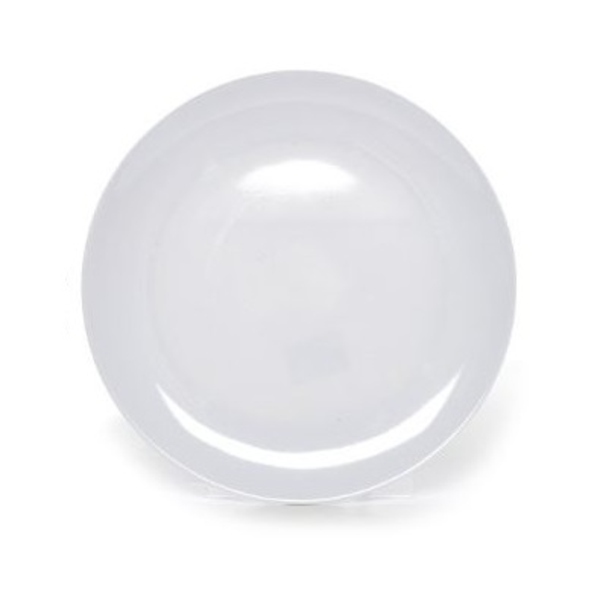 Plato de melamina de 9.75" color blanco