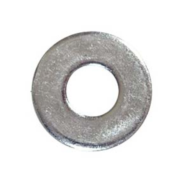 Arandela plana de 1/4" de acero acabado zinc