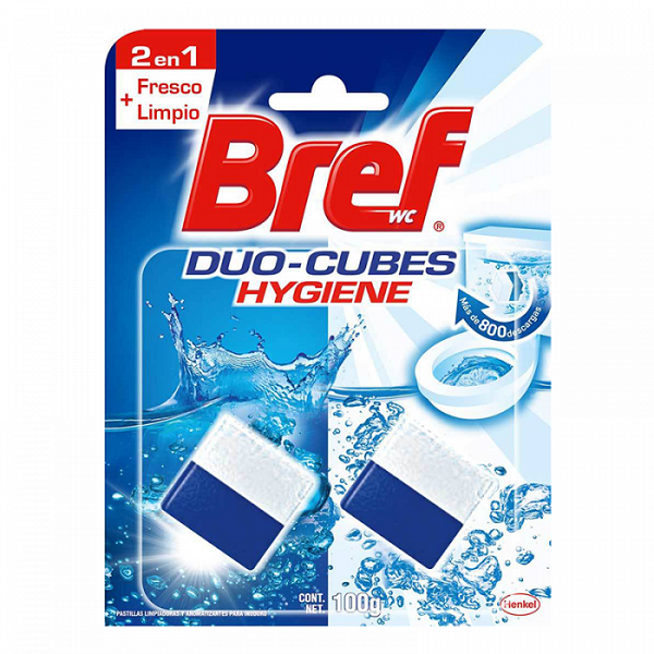 Pastillas 2 en 1 Duo-Cubes Hygiene para inodoro - 2 unidades
