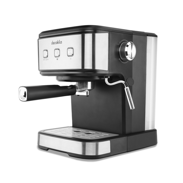 Máquina de espresso y capuchino 1.5L acero inoxidable