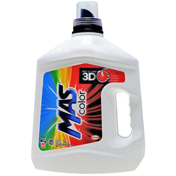Detergente líquido para ropa de color renovación 3d por 5 litros mas