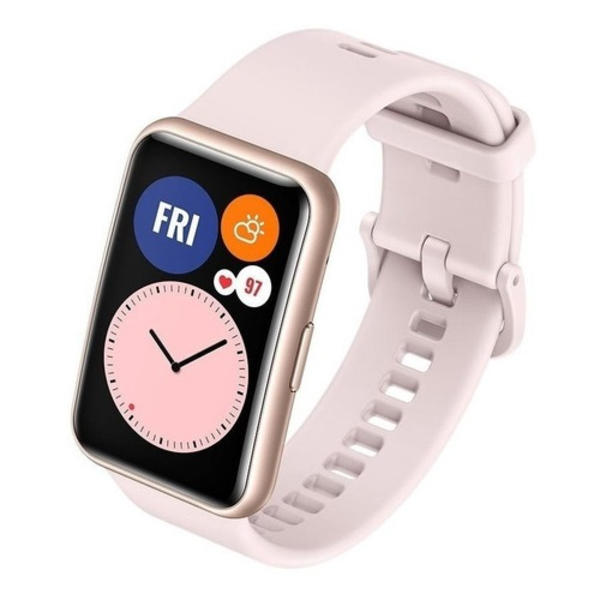 Reloj Inteligente Watch Fit Active de color rosado