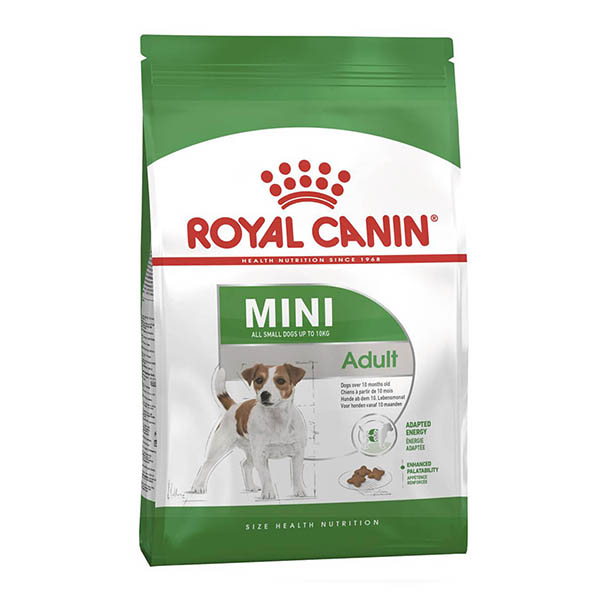 Alimento seco Mini de 8kg para perros adultos de razas pequeñas