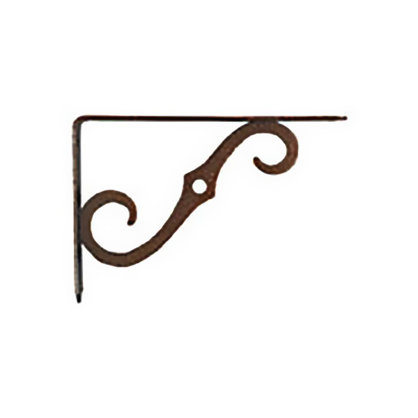 Brazo decorativo de 8" x 5-1/2" para tablilla color bronce antiguo