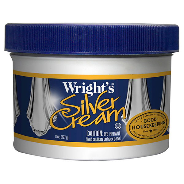 Limpiador Wrights Silver Cream de 8oz en crema para platería