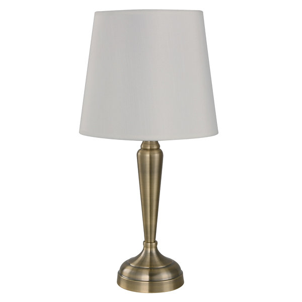 Lámpara de mesa bronce antiguo de 1 luz E27 60W