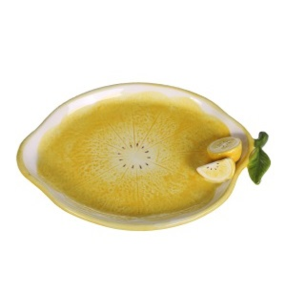 Bandeja ovalada con forma de Limón 25 cm - Concepts