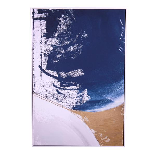 Cuadro abstracto 80cm x 120cm color azul