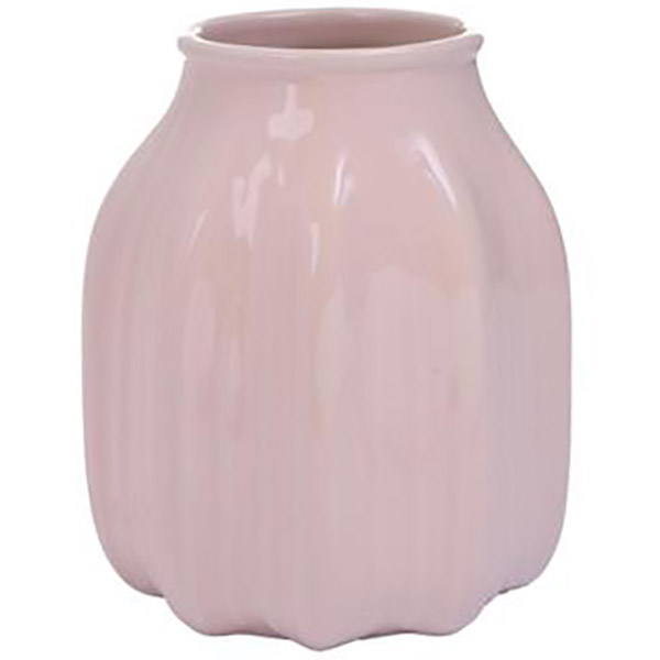 Florero de cerámica rosado 15cm Concepts