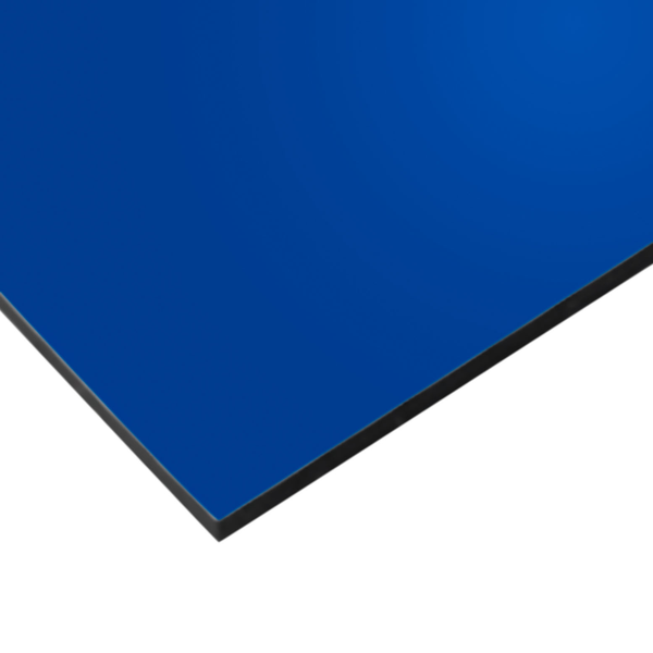 Lámina Dura+Bond de 4' x 8' x 4mm color blue of telecommunication