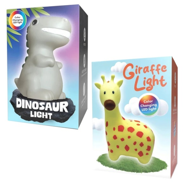 Luz LED decorativa Dinosaurio & Jirafa surtidas