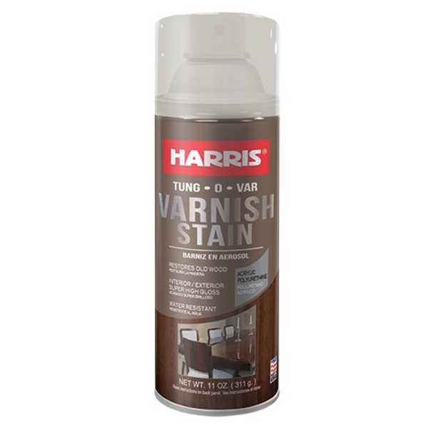 Barniz en aerosol Varnish Stain color walnut café de 11oz
