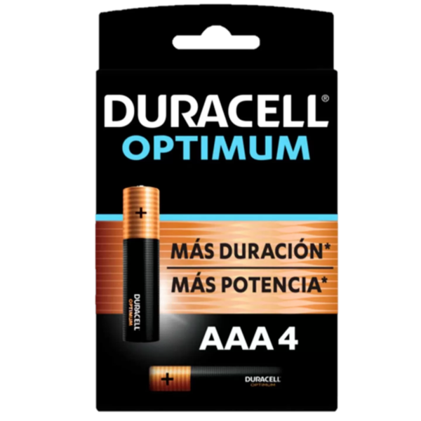 Batería Optimum alcalina AAA - 4 unidades