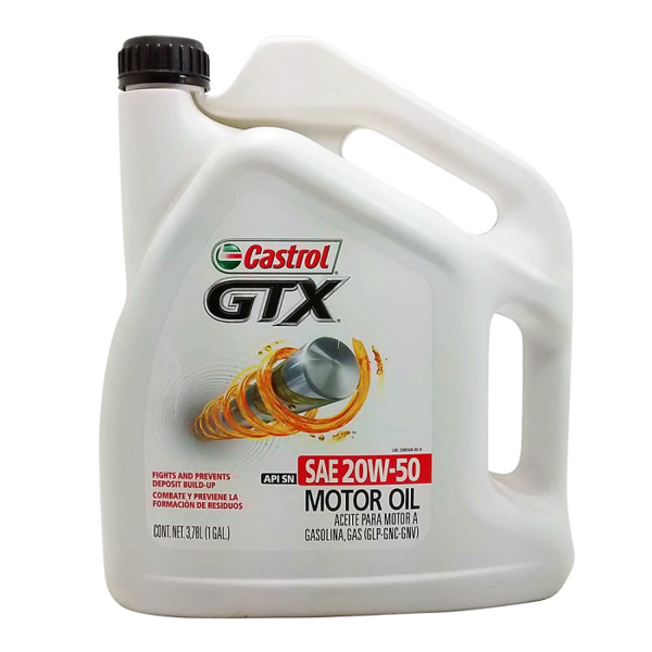 Aceite GTX 20W50 de 1gl para automóvil
