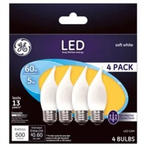 Juego de bombillos LED decorativos de 5W - 4 unidades