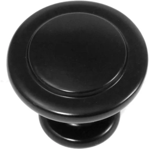 Tirador Riverstone de 1-1/4" acabado negro mate