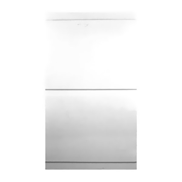 Lámina de cielo raso en PVC Color Blanco Tipo Madera 5.95 x 0.30 cms
