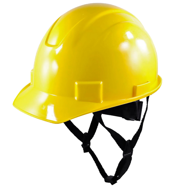 Casco de seguridad tipo 1 de HDPE color amarillo