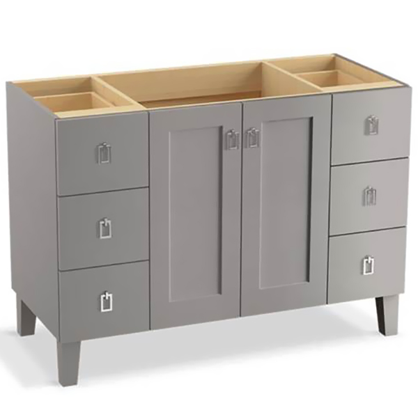 Mueble de baño de 48" Poplin® color Mohair Grey