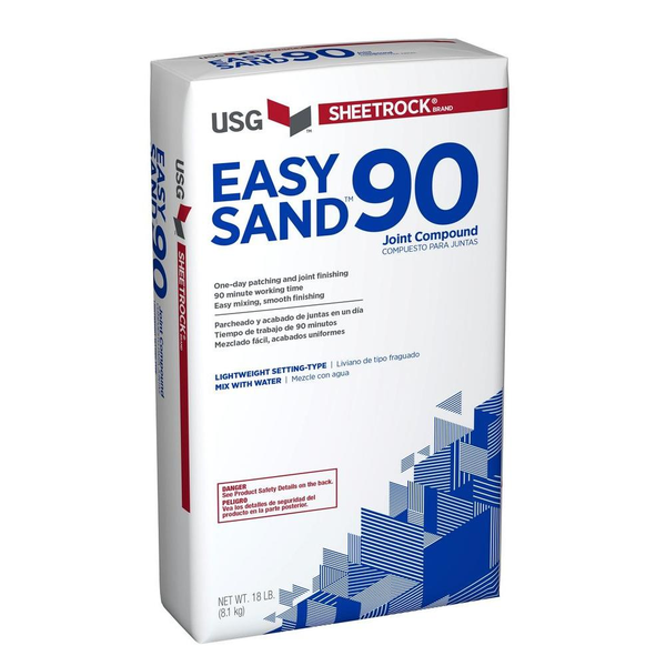 Pasta de gypsum en polvo Easy Sand 90 de tiempo controlado 18lb