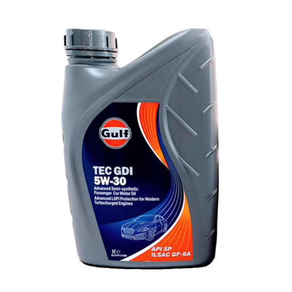 Aceite semi sintético TEC GDI 5W30 de 1/4gl para automóvil