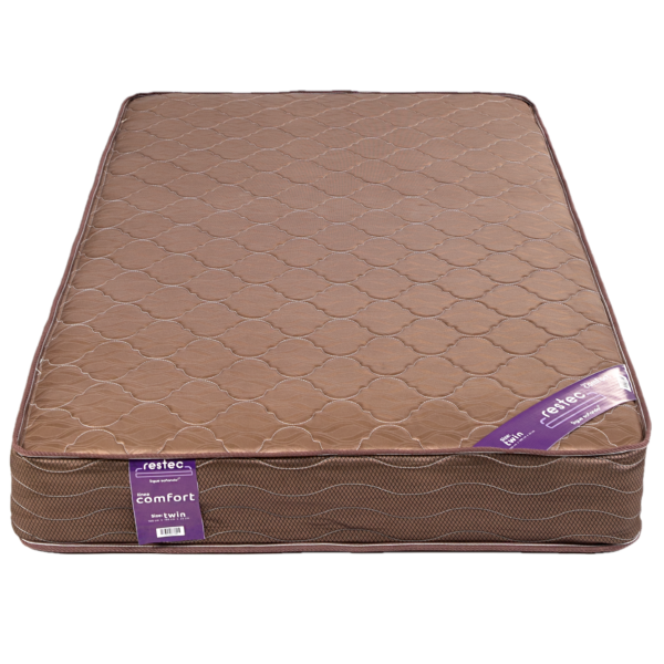 Colchón de línea comfort de tamaño twin de alta calidad color marrón