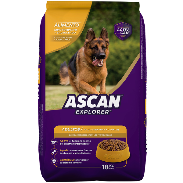 Alimento seco de 18kg con Omega 3 para perro adulto