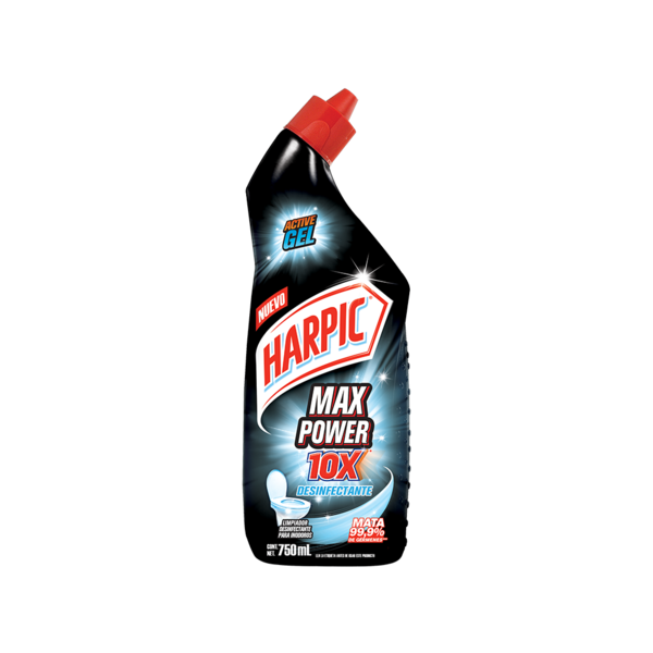 Limpiador Harpic para baño Max Power 750ml