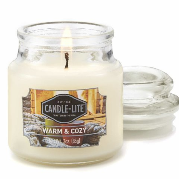 Vela frasco de 3oz Warm & Cozy, Candle-lite