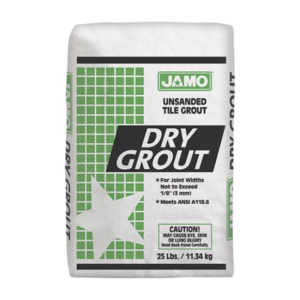 Lechada sin arena Dry Grout de 11.34kg color jet black JAMO