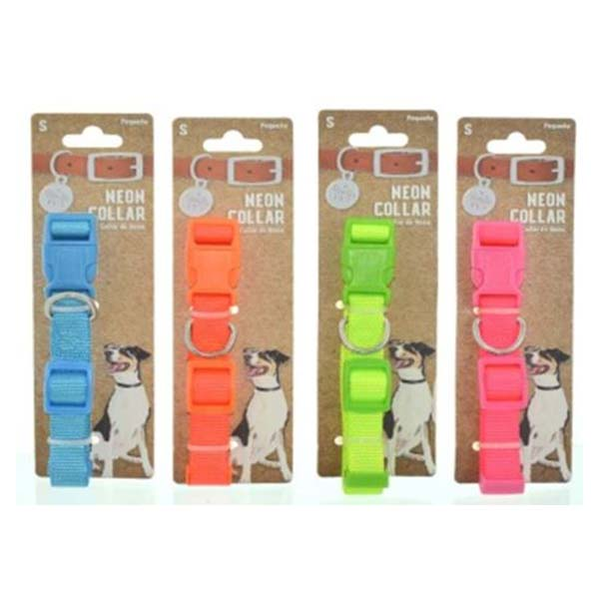 Collar para perro de 5x10"in neon - color surtidos