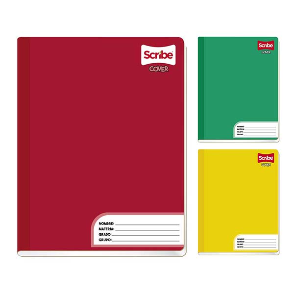 Cuaderno cosido grande Cover de colores surtidos -100 hojas