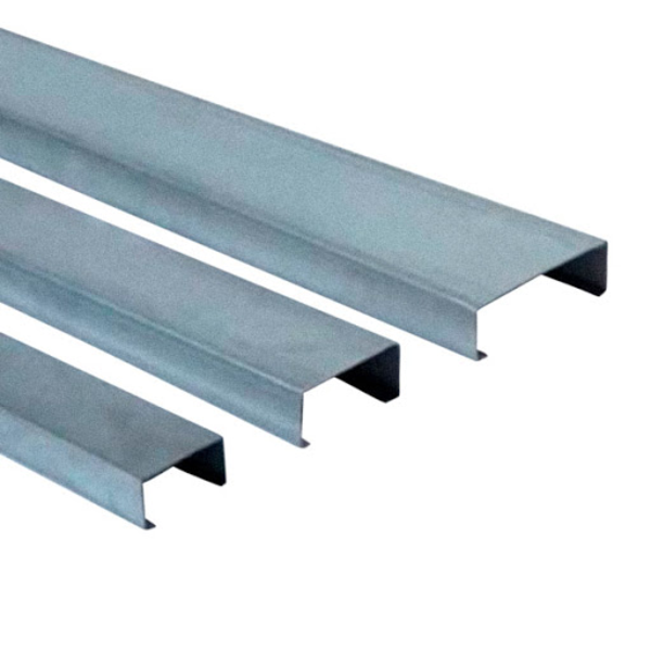 Carriola galvanizada de 4" x 1-1/2" x 19.5' de calibre 16