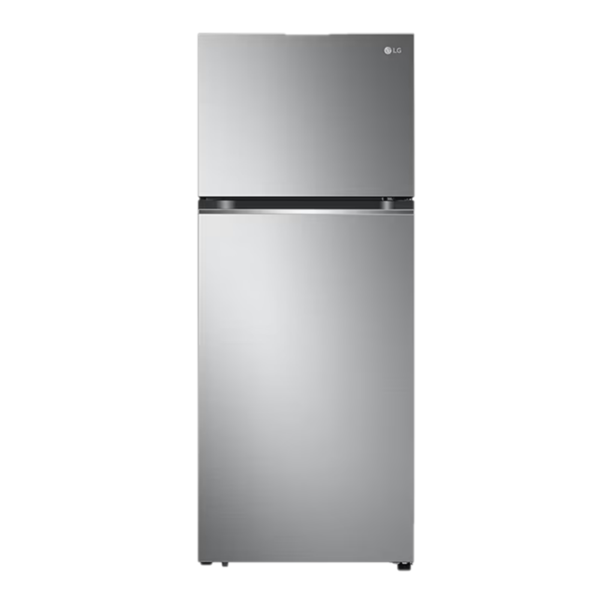 Refrigerador Top Mount de 14p3 acabado acero inoxidable color gris