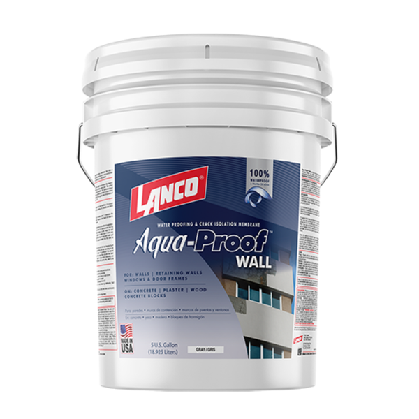 Impermeabilizante Aqua-Proof™ Wall para paredes color gris de 5gl