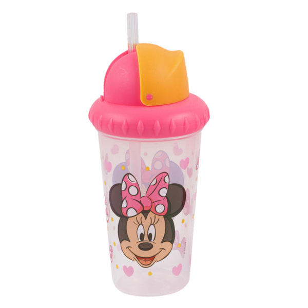 Juego de vaso 10oz para sorber con diseño Minnie Mouse  2 piezas