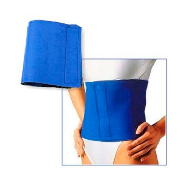 Faja ajustable para rebajar cintura de color azul