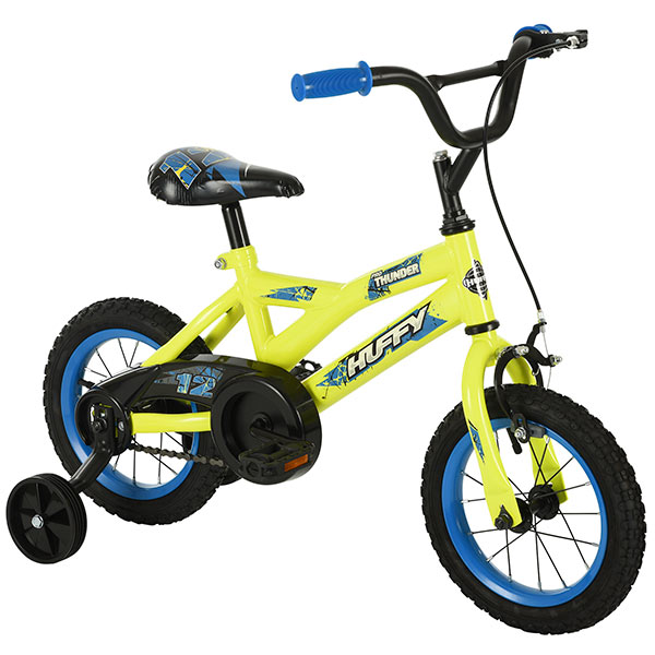 Bicicleta de 12" Pro Thunder color amarillo para niños