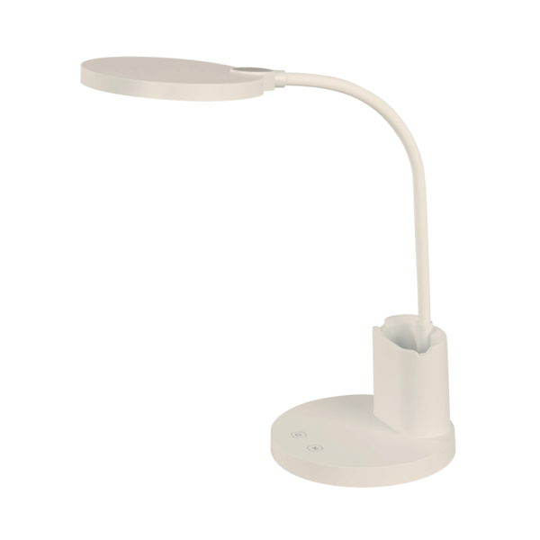 Lámpara de escritorio Led blanca de 1 luz atenuable 10W