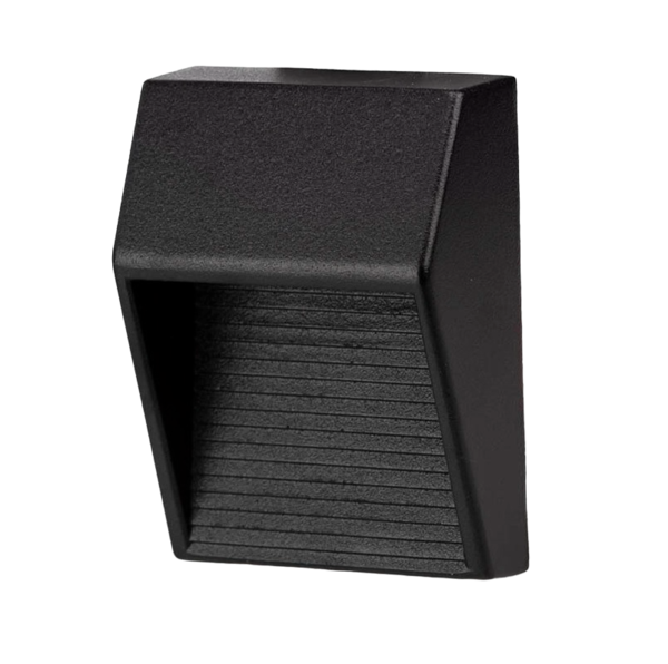 Lámpara de pared Frankfurt negro mate 1 luz 60W para exterior