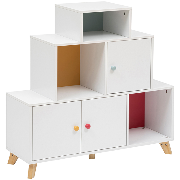 Mueble de cubículos de madera Circus 88cm x 30cm color blanco