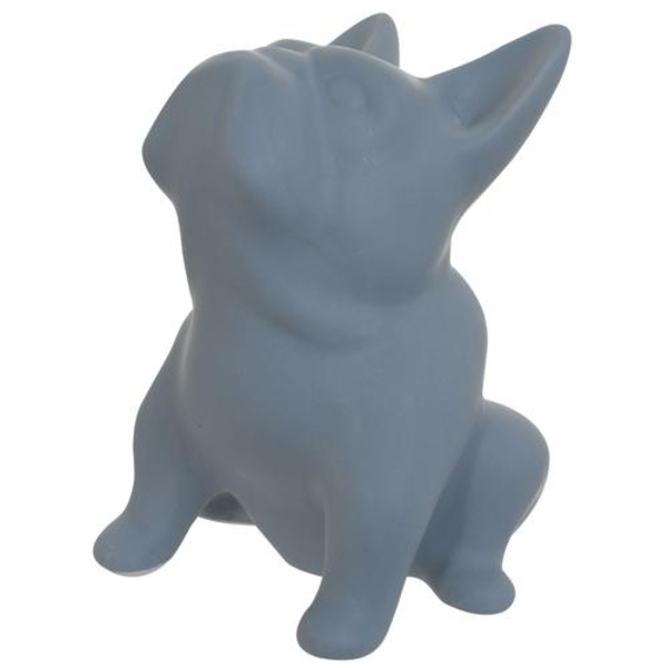 Figura decorativa French Bulldog color gris