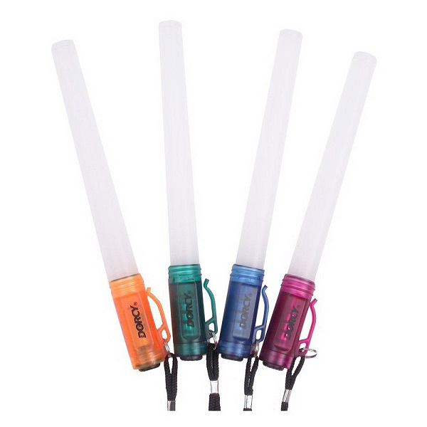 Linterna LED glow stick con cordón de colores variados DORCY