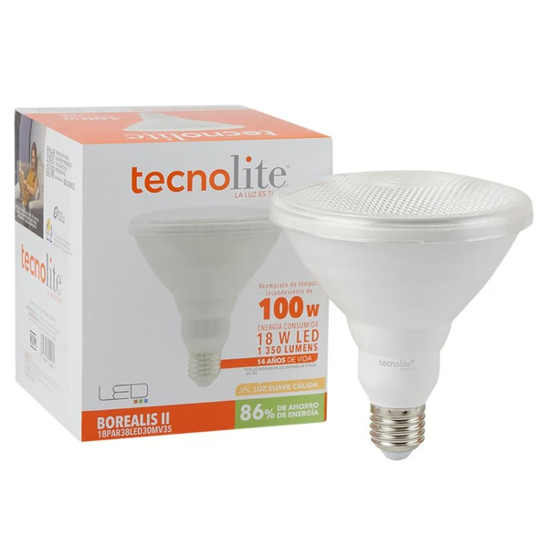 Bombillo Led E27 de 18W 3000K