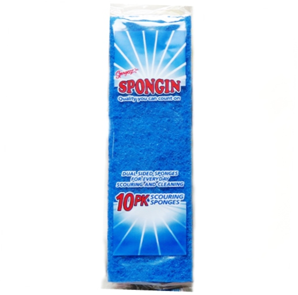 Esponjas para fregar, paquete de 10 unidades - Spongin