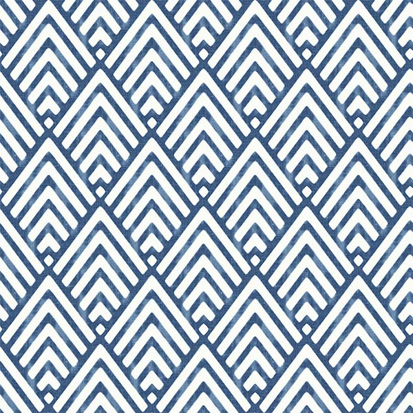 Papel tapiz  vertex diamond geometric 521mm x 10.06m - blue