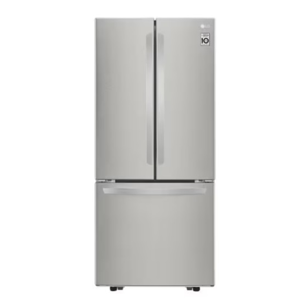 Refrigerador French Door 22 pies³ Smart Inverter Multi Air Flow™ plata