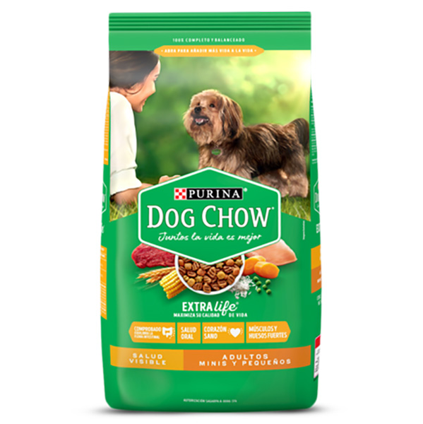 Alimento seco Dog Chow de 2kg para perro adulto raza pequeña